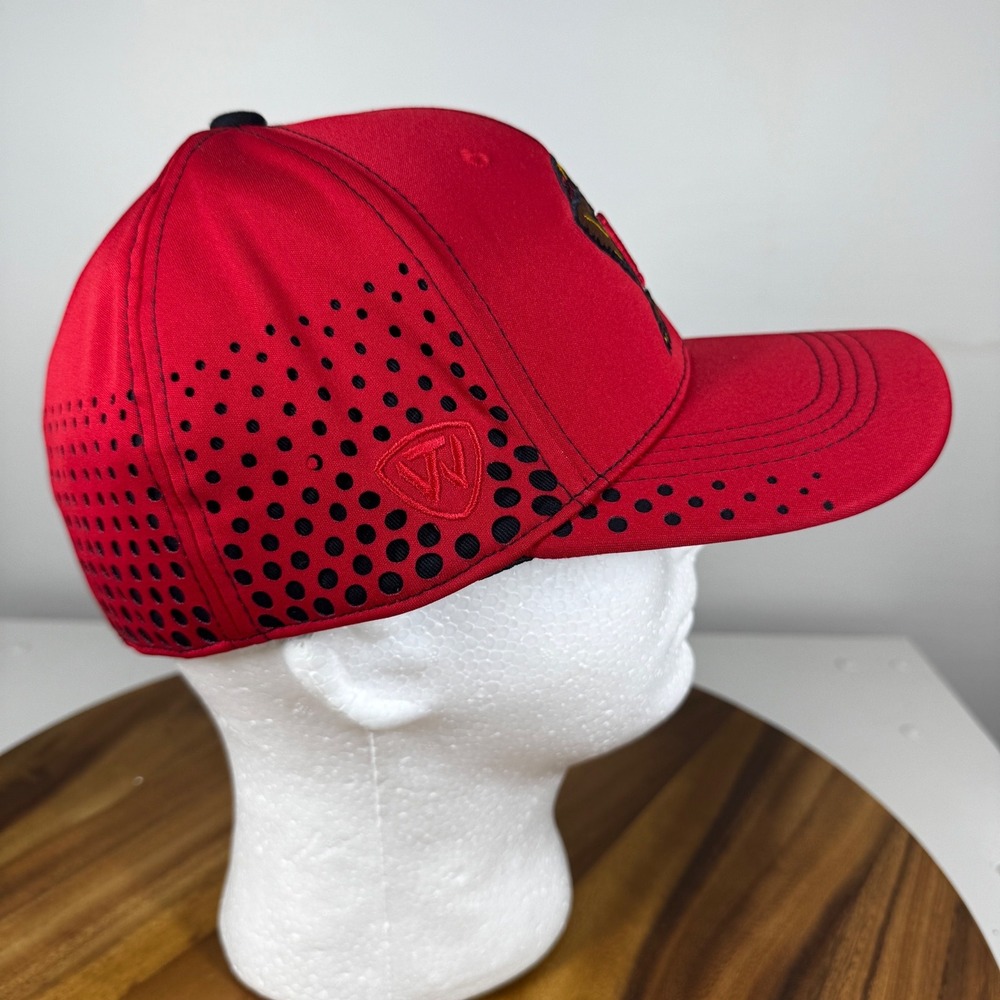 Top of the World Maryland‎ Terrapins Red Flex Fit Hat Cap Mens - Picture 5 of 9